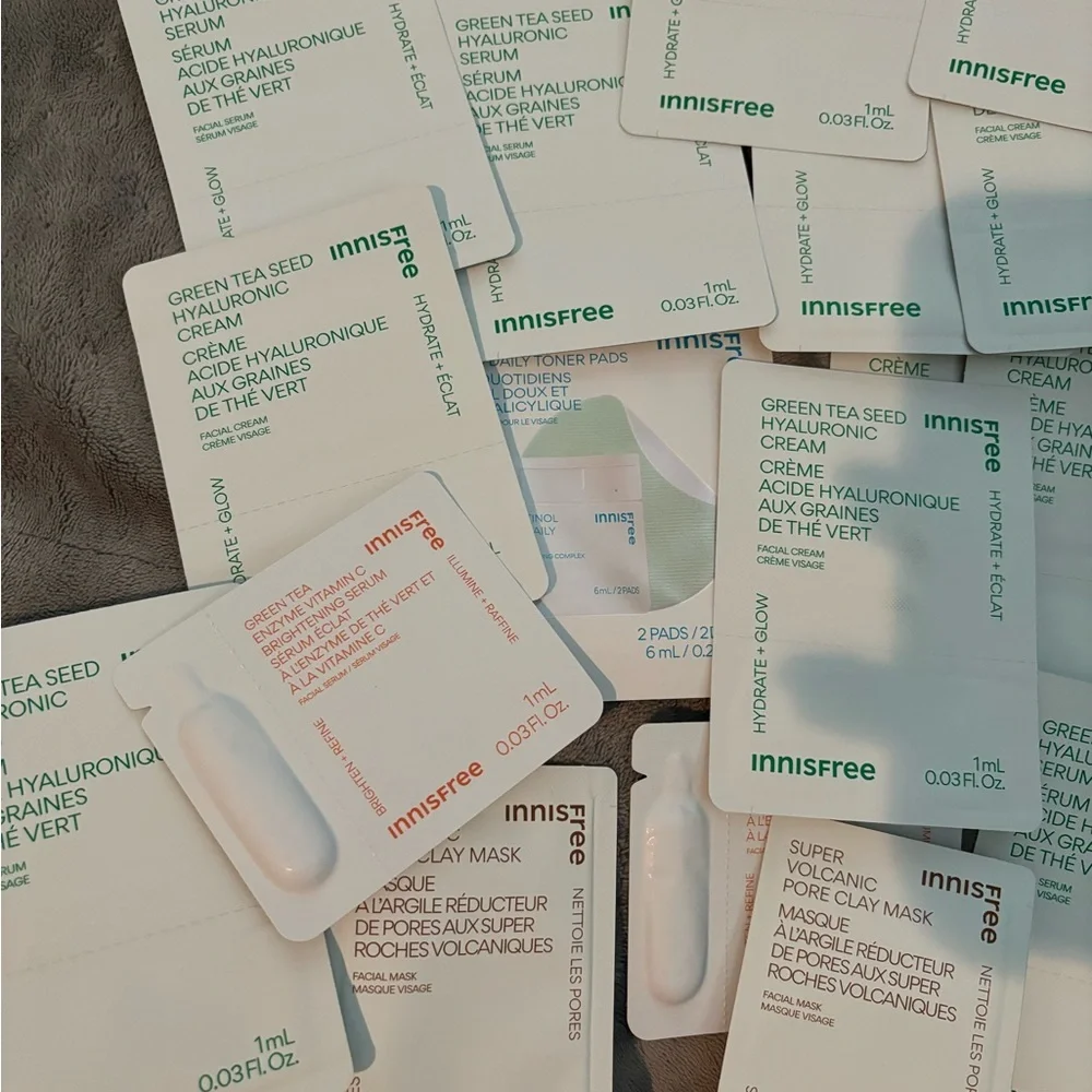 Innisfree Green Tea Seed Serum Samples - Picture 2 of 4